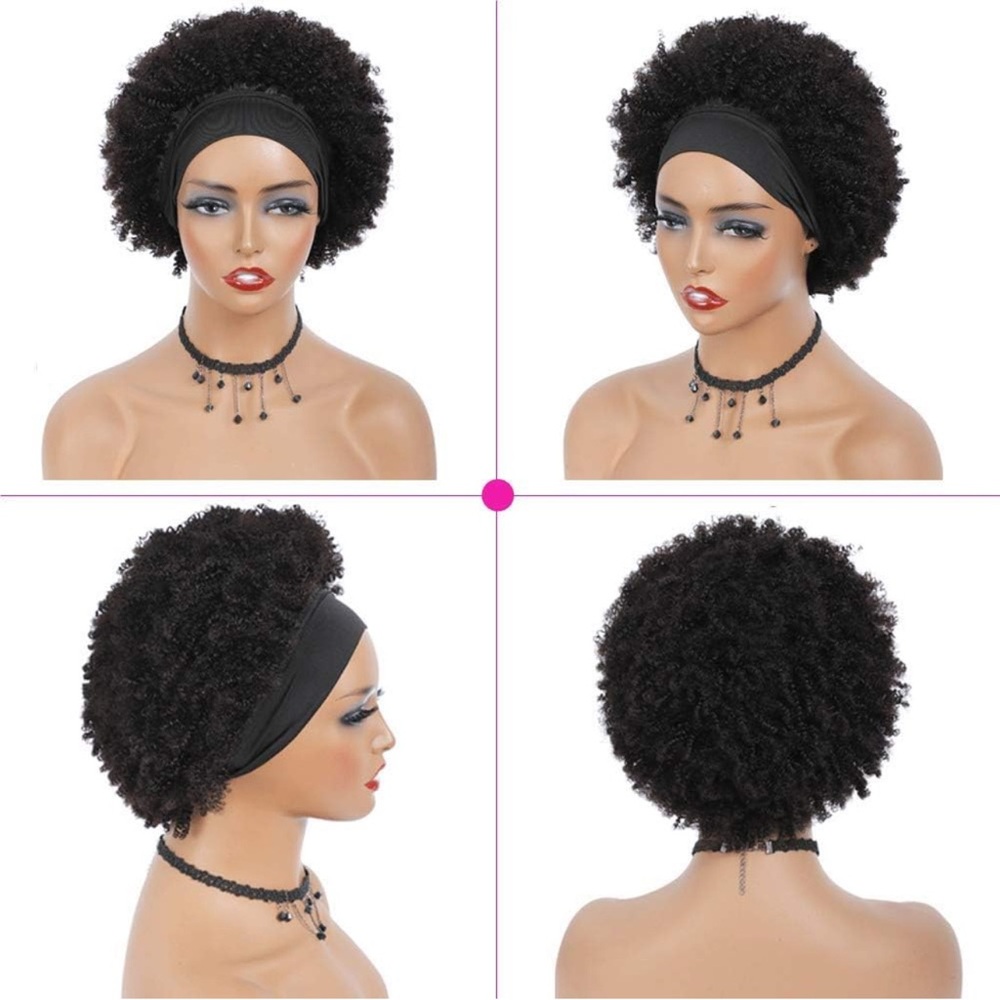 Ms Taj Headband Wig in Natural Black